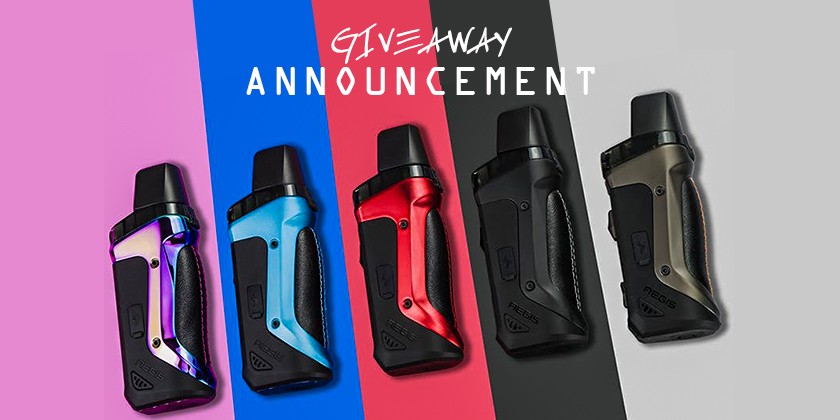 Geekvape Aegis Hero Kit  Giveaway Announcement