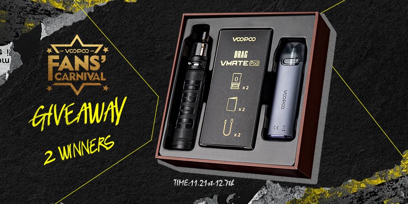 VOOPOO Drag X & Vmate Pod Gift Set Tester Wanted!