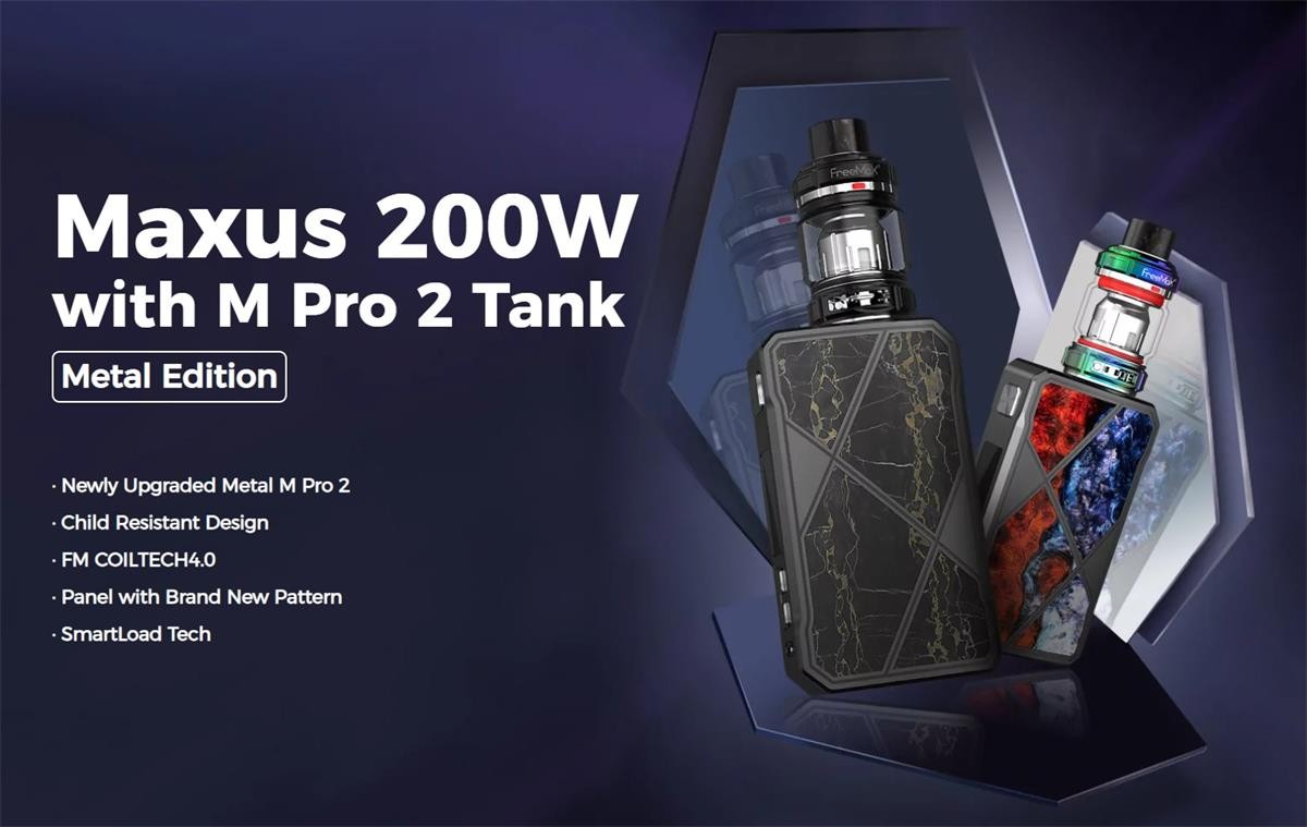 Maxus 200W with M Pro 2 Tank Metal Edition