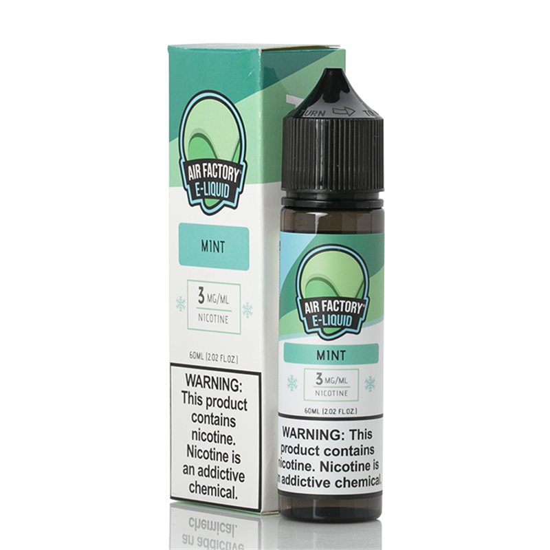 air factory e-liquid mint packaging