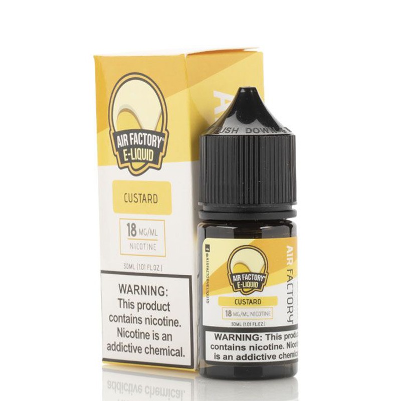 air factory salts - custard - box bottle 18mg