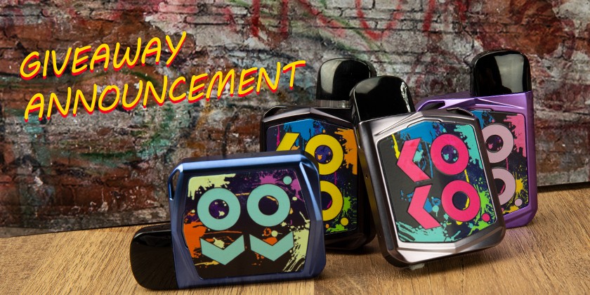 Uwell Caliburn KOKO Prime Pod System Kit Giveaway Announcement