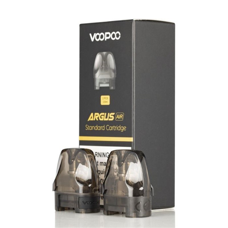voopoo argus air replacement pods - box and pods