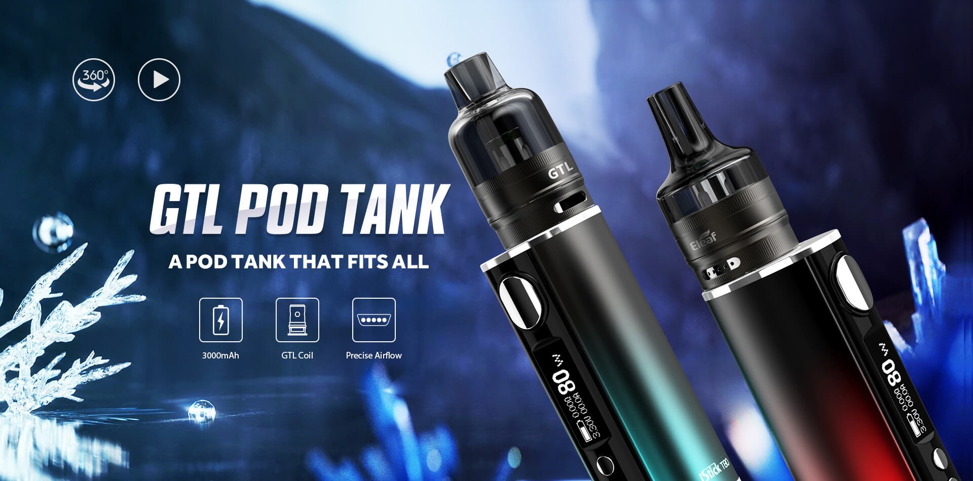 Eleaf iStick T80 Kit with GTL Pod Tank Giveaway Announcement