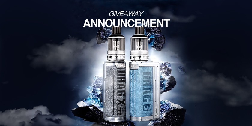 VOOPOO Drag 3 & Drag X Plus Kit Giveaway Announcement