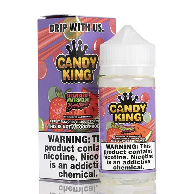 Candy King Strawberry Watermelon Bubble Gum E-juice