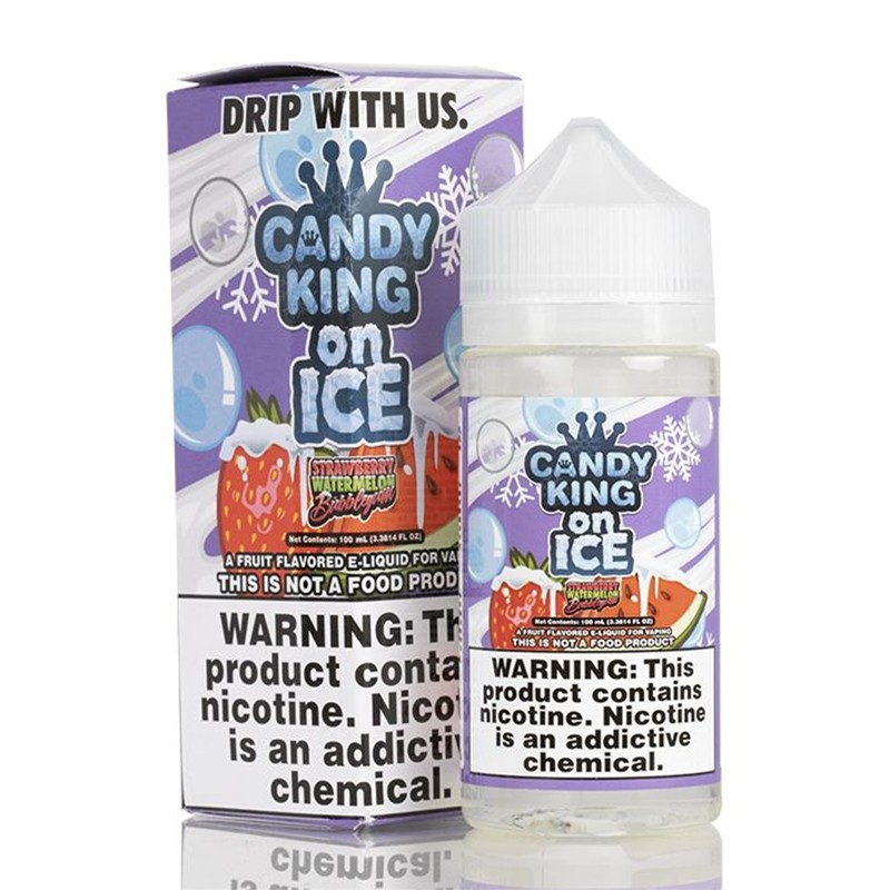 Candy King ICE Strawberry Watermelon Bubblegum E-Juice 100ml