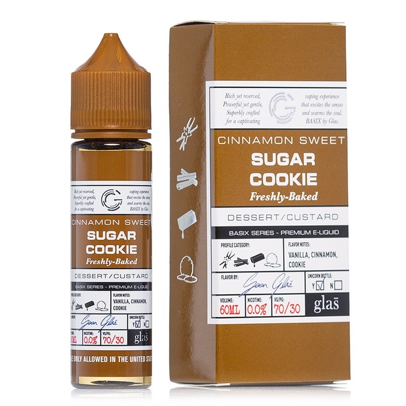 Glas Vapor Sugar Cookie - Basix Series E-juice 60ml