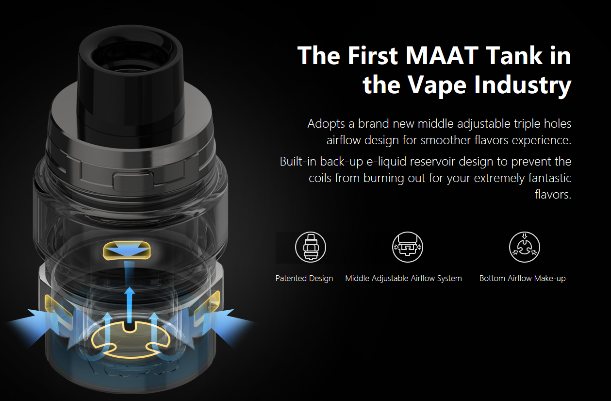 The First MAAT Tank in the Vape Industry