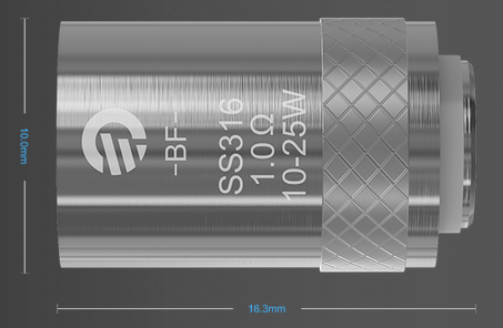 Joyetech BF SS316 coils(5pcs)-0.5ohm