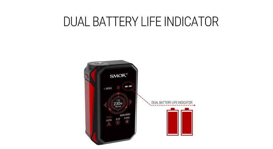 SMOK G-PRIV 2 kit with two battery