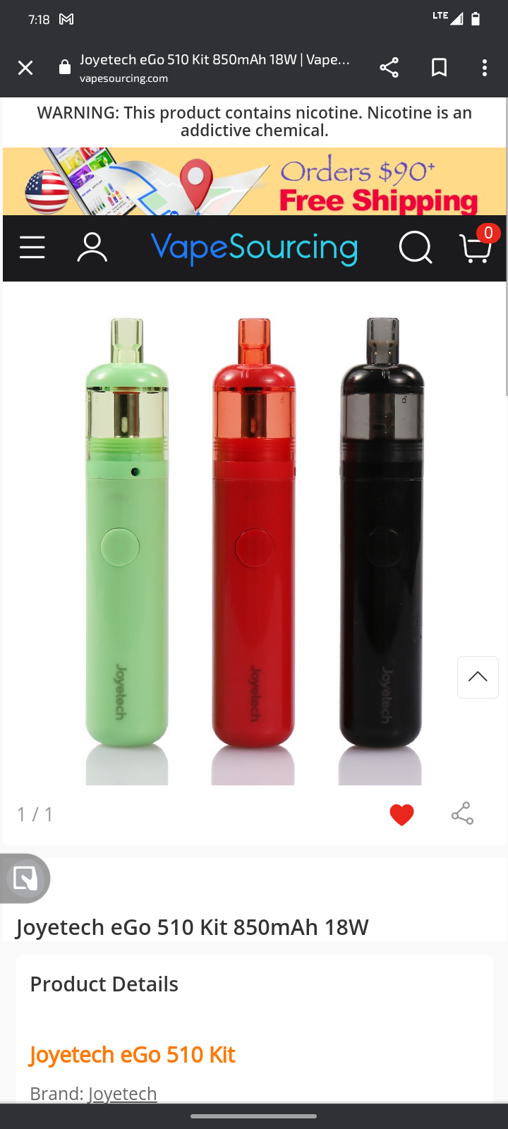 good Joyetech eGo 510 Kit