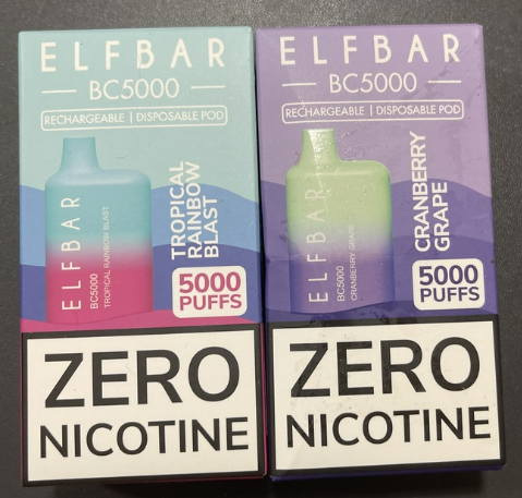 Nicotine Free Vape EB BC5000 Zero Nic for sale
