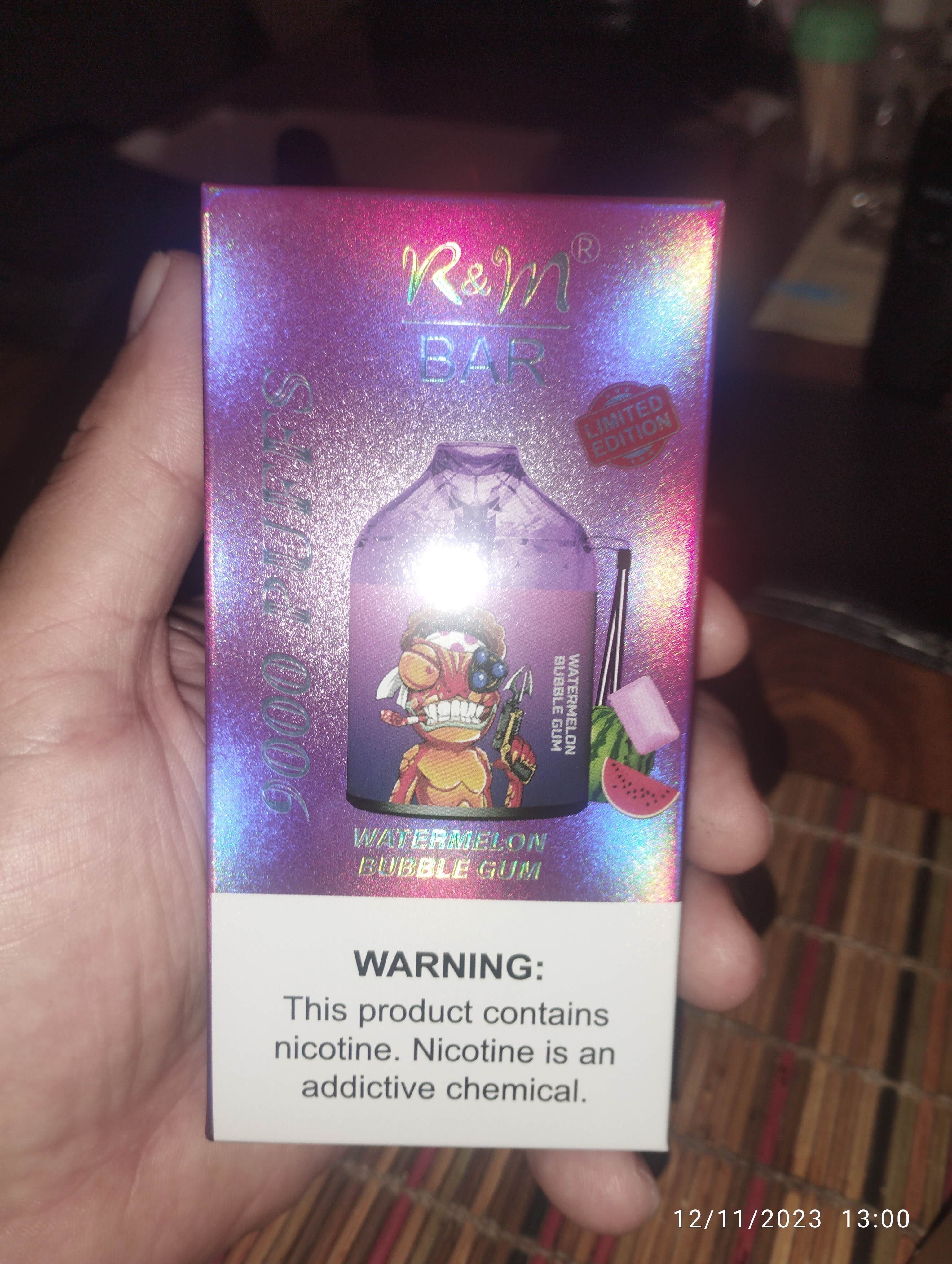 R and M Bar Vape Disposable Kit 9000 Puffs 15ml | Vapesourcing