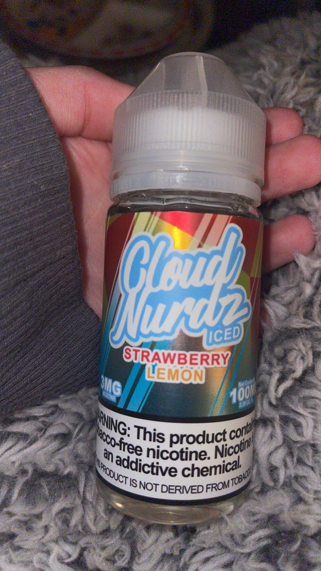 Cloud Nurdz Strawberry Lemon ICED E-juice