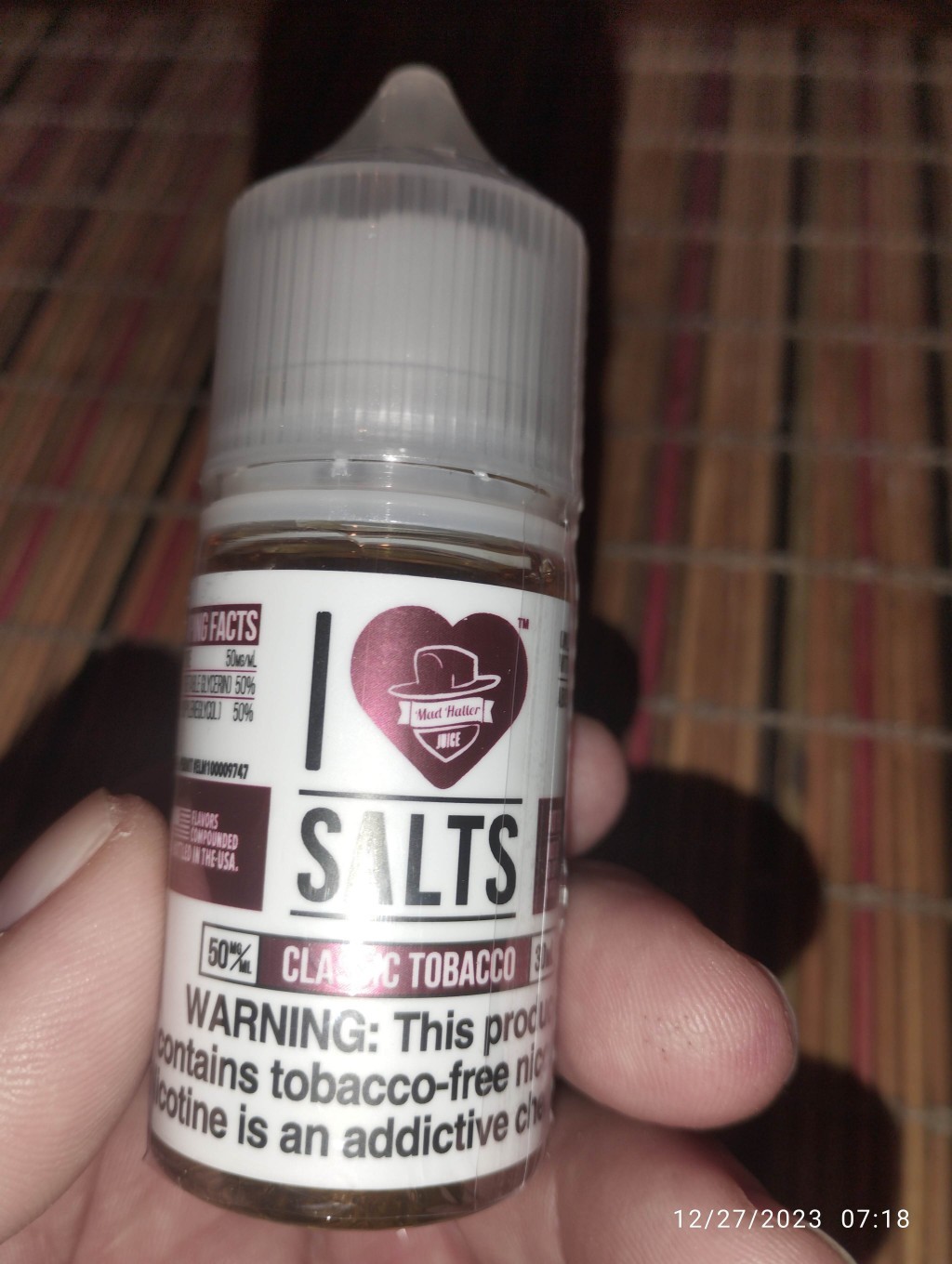 I Love Salts Classic Tobacco review