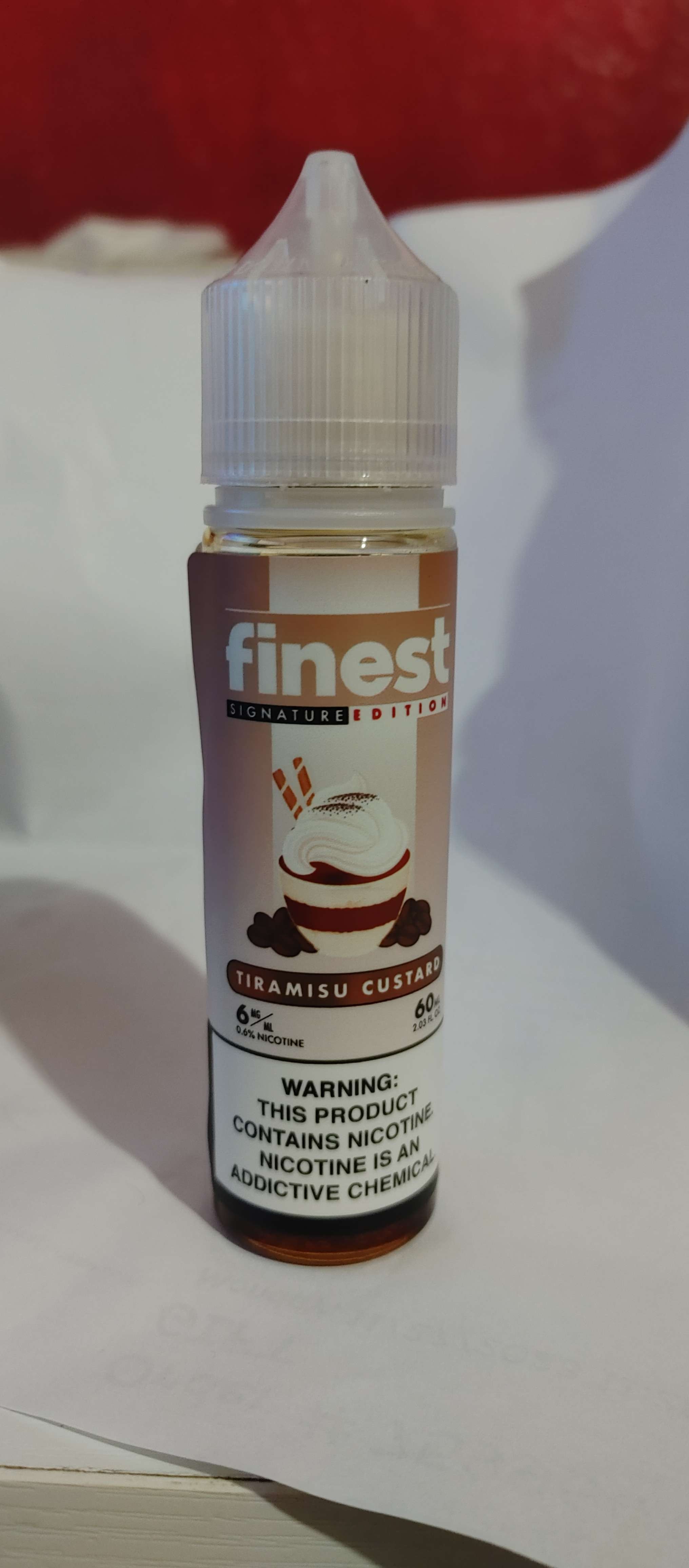 Finest Signature Edition Tiramisu Custard E-juice
