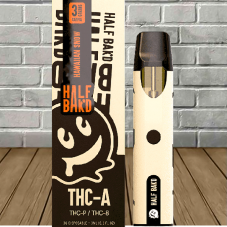 Half Bakd THC-A + THC-P + THC-8 Disposable Vape Kit 3g | Vapesourcing