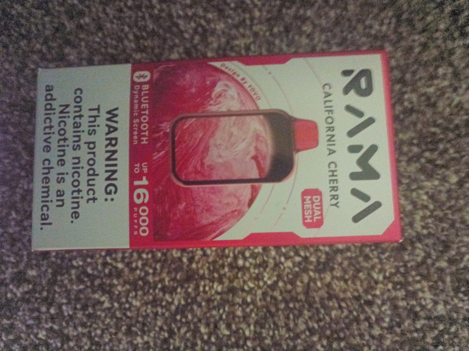 RAMA 16000 Disposable with large hd screen