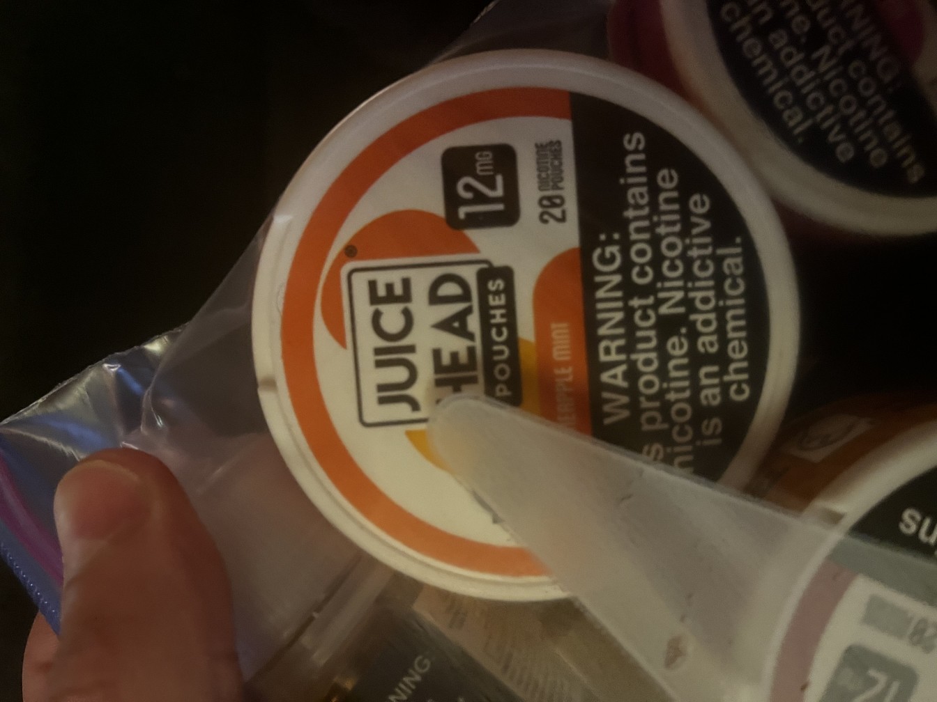 Peach Pineapple Mint Juice Head Nicotine Pouches for sale