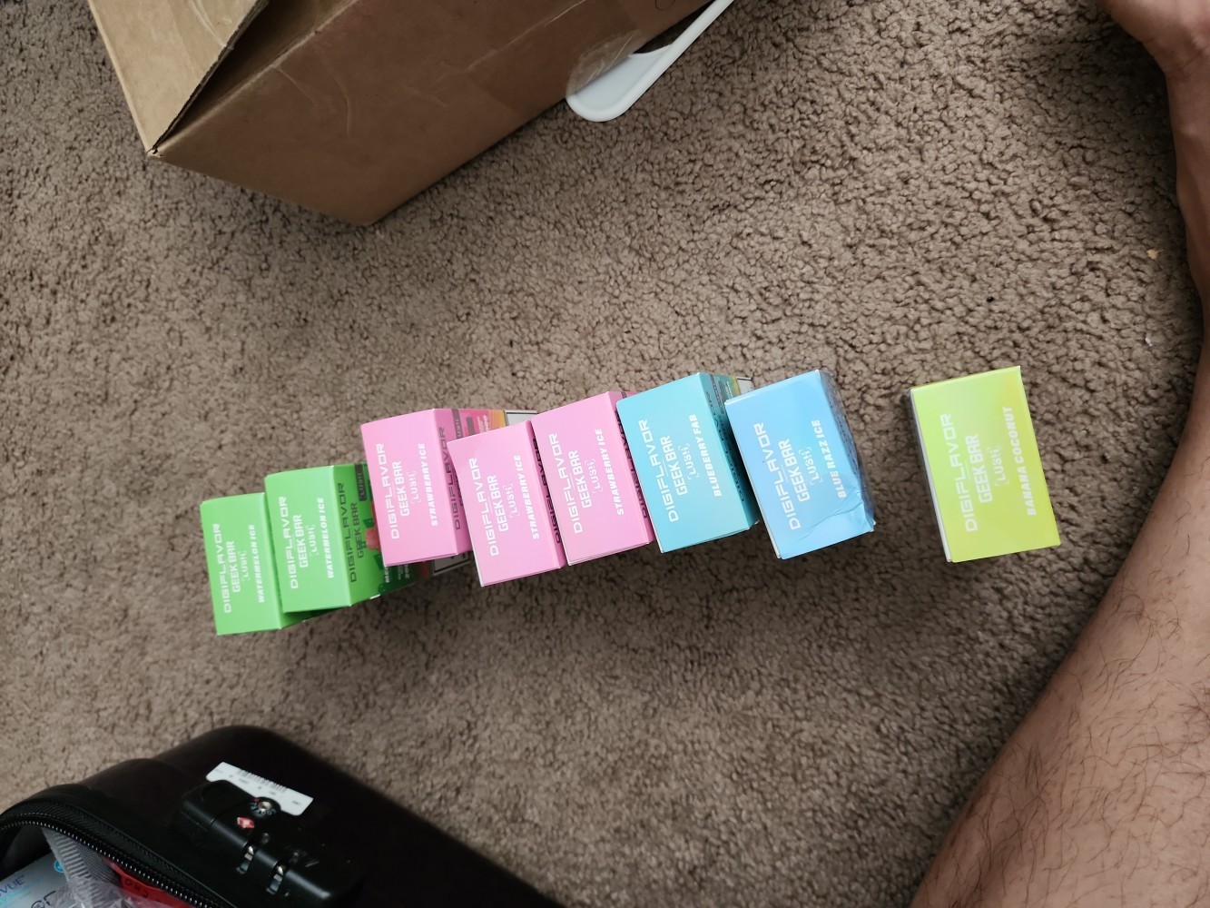 Spaceman Nebula 25K Plus flavors