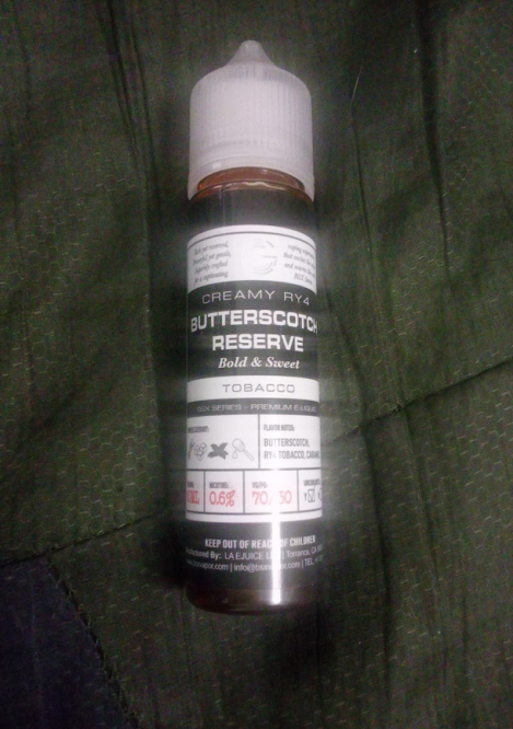 Glas Vapor Butterscotch Reserve