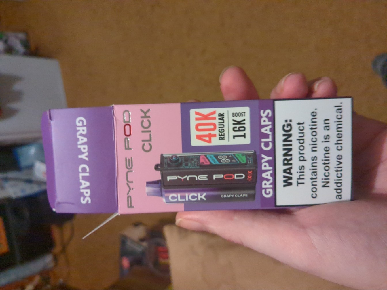 pyne pod click 40k vape flavors