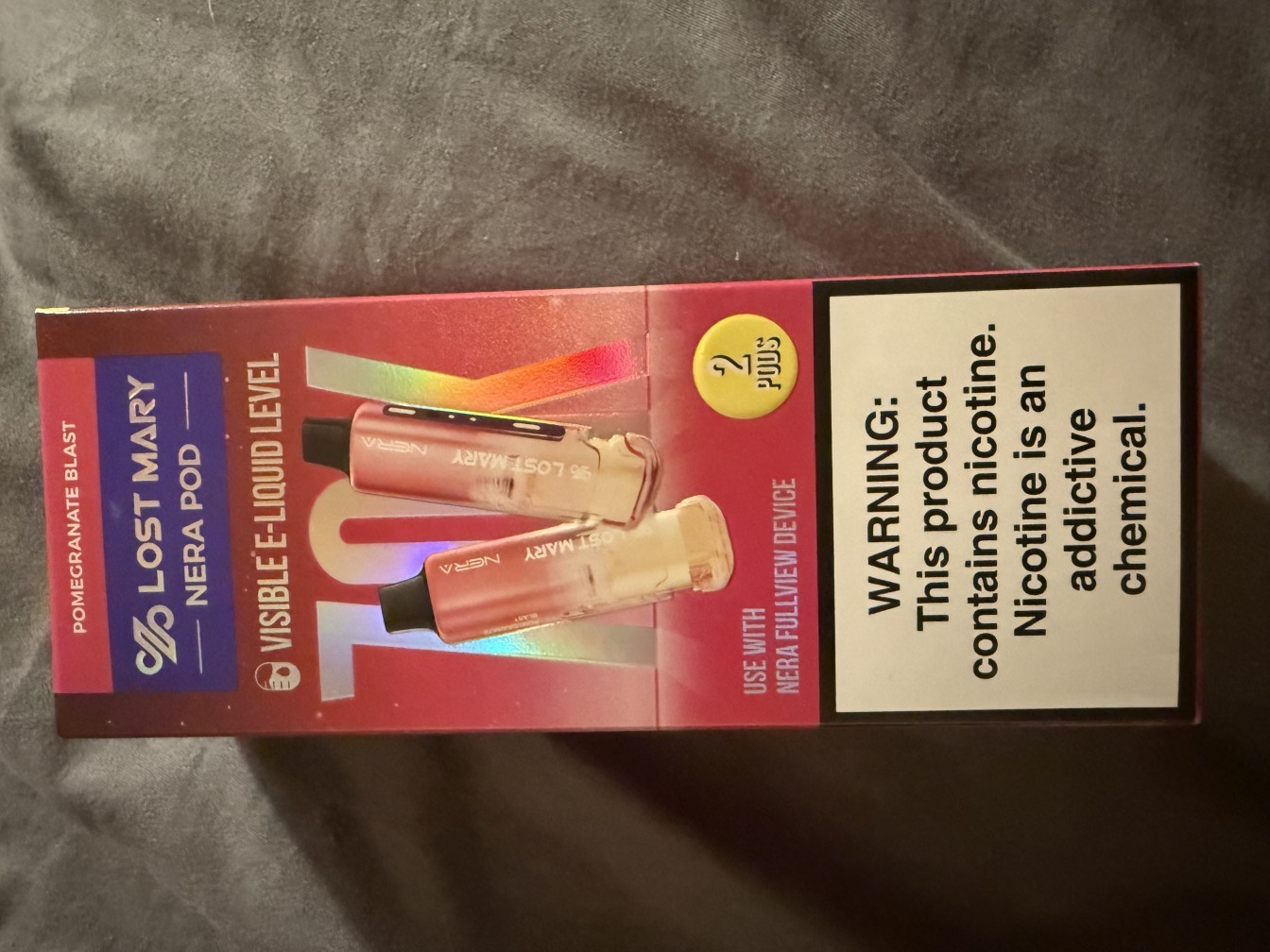 how to use lost mary nera fullview 70k disposable pod