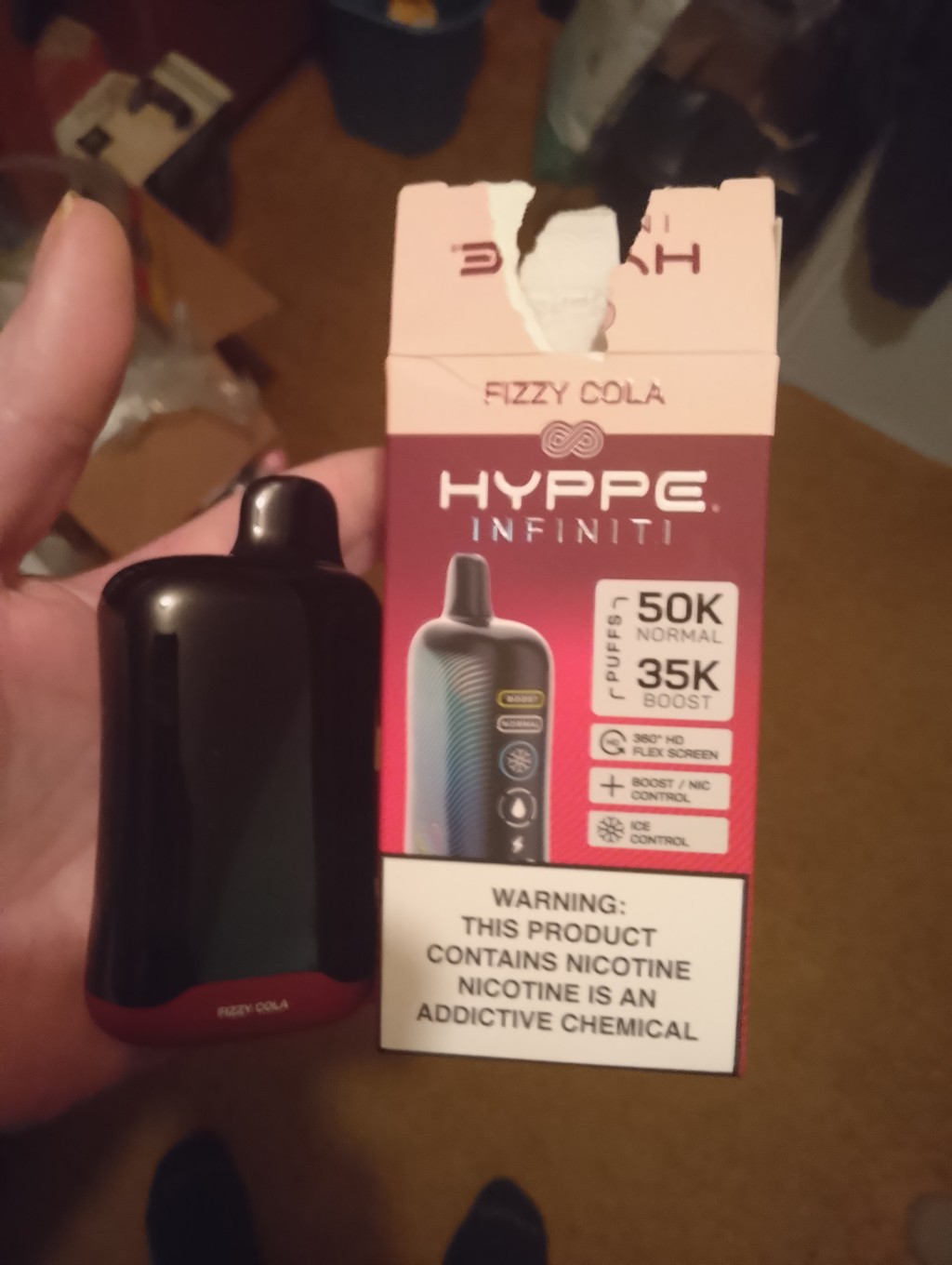 hyppe infinti 50k flavors in stock