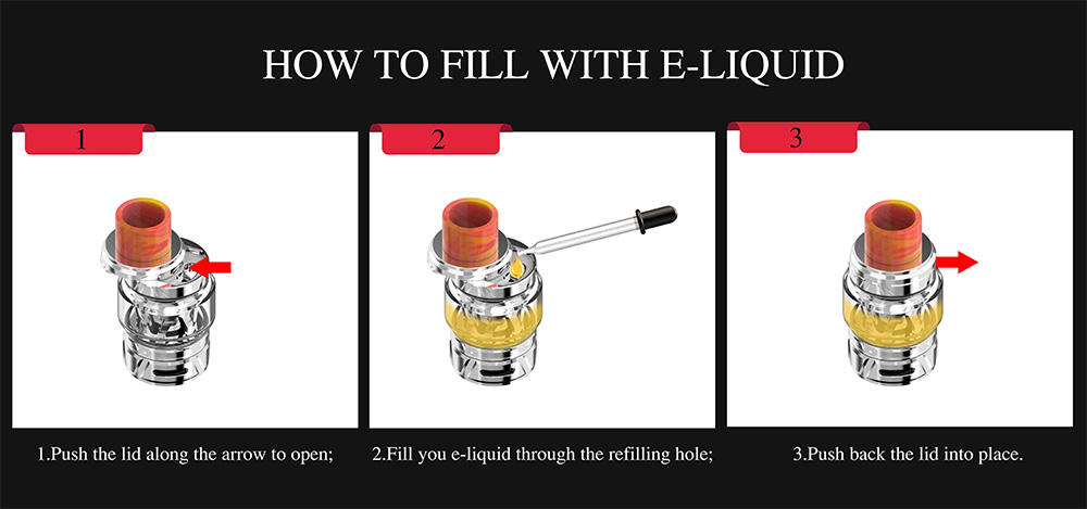 Horizon Falcon 2 Sub Ohm Tank Fill method