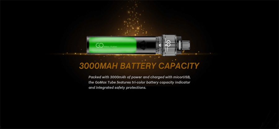 Innokin Gomax Tube Kit 3000mAh Battery Capacity