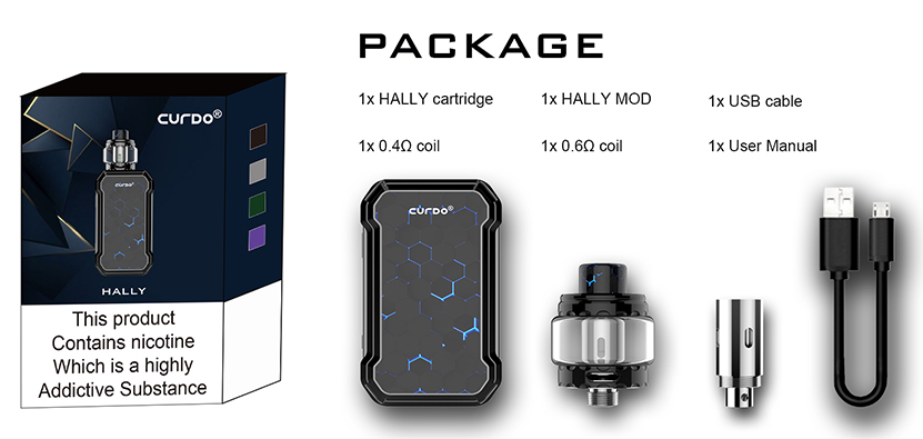 Curdo Hally Kit 60W Package