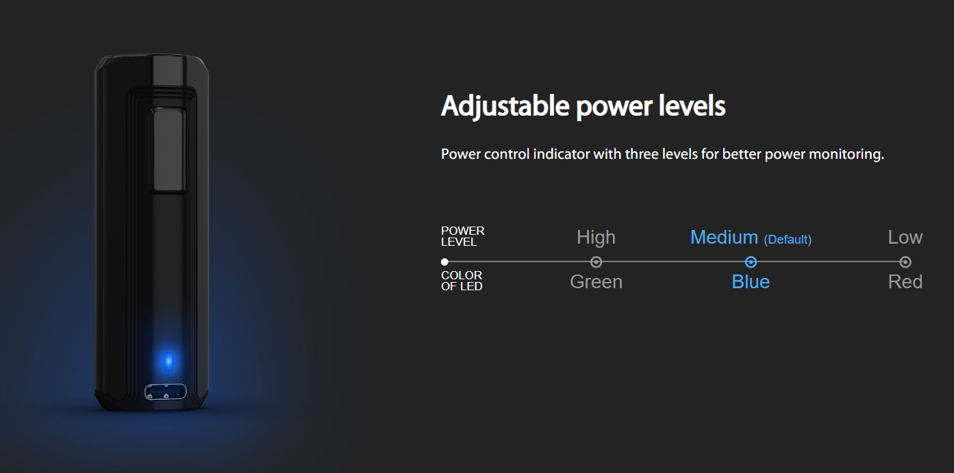 Joyetech EXCEED X Kit Adjustable power levels