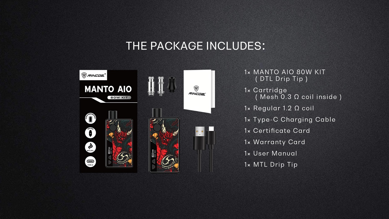 Rincoe Manto AIO Kit Package