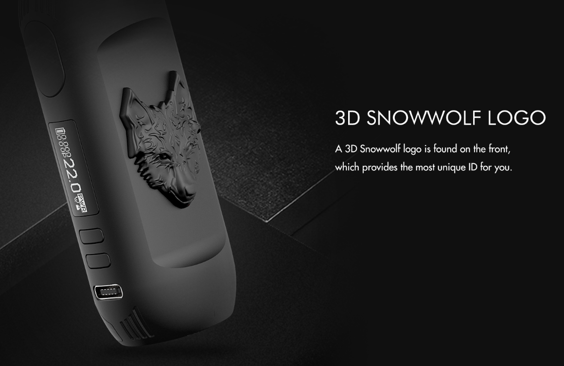 Snowwolf Kfeng Kit 80W 3D snowwolf logo