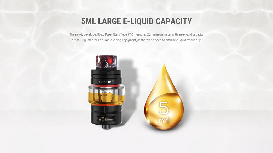 5ml large e liquid capacity Smok TFV16 Lite Tank