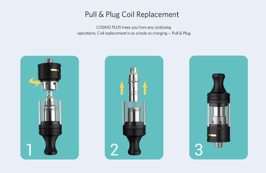 Cosmo Plus Pull and Plug Coil Replacement