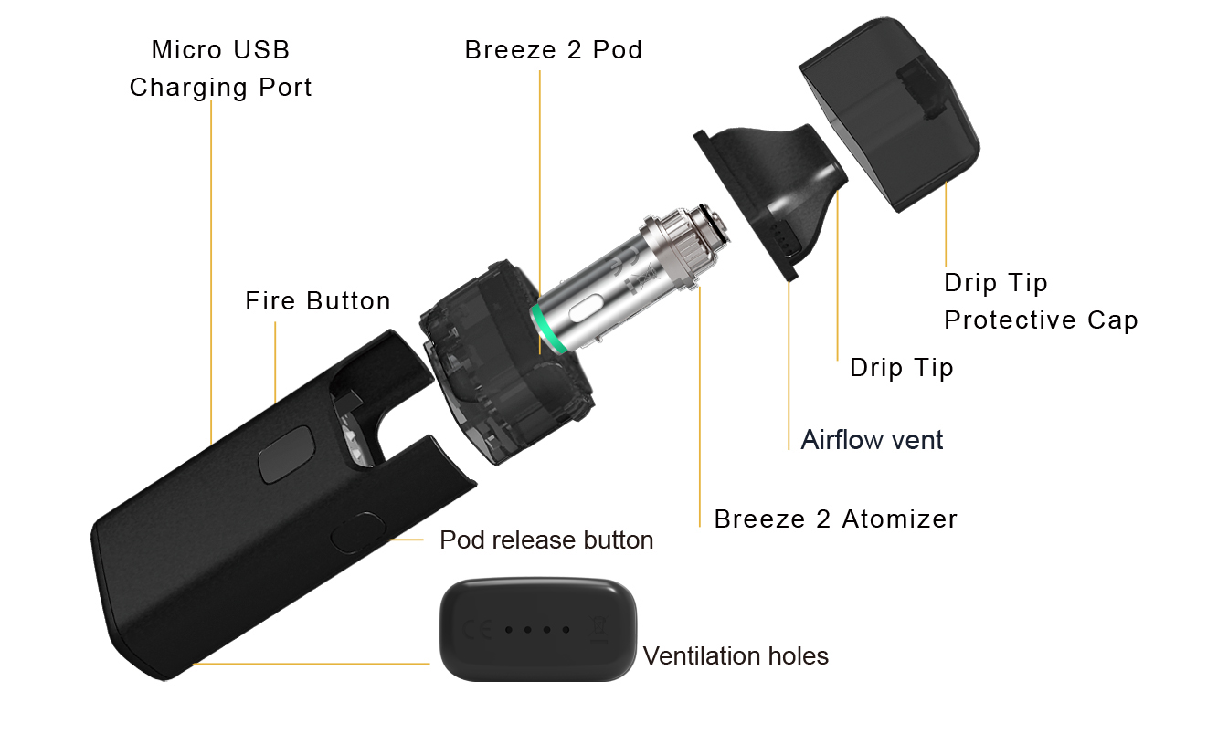 Aspire Breeze 2 Exploded View