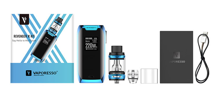 Vaporesso Revenger X Kit 220W with NRG Tank Package Content