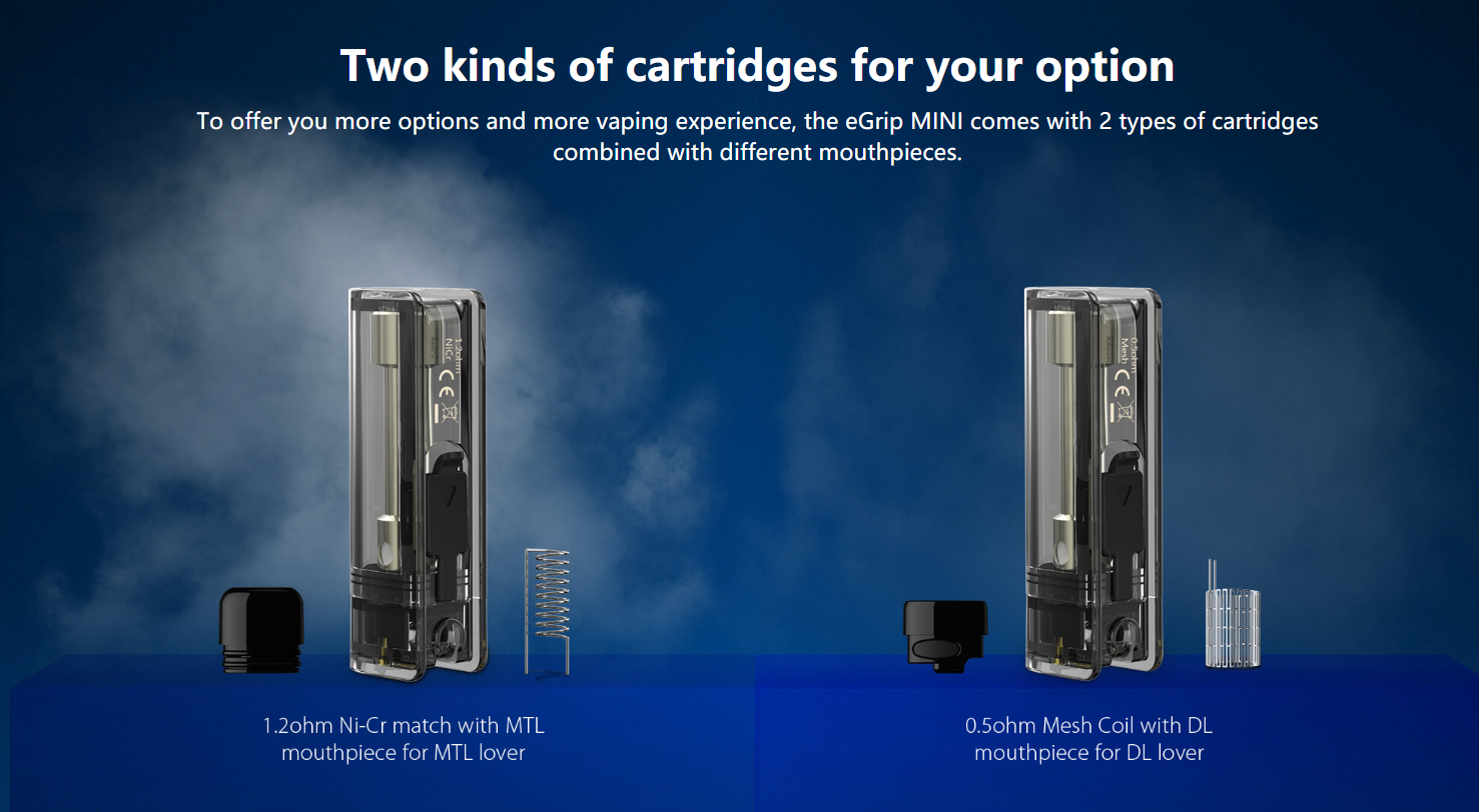 eGrip Mini cartridges