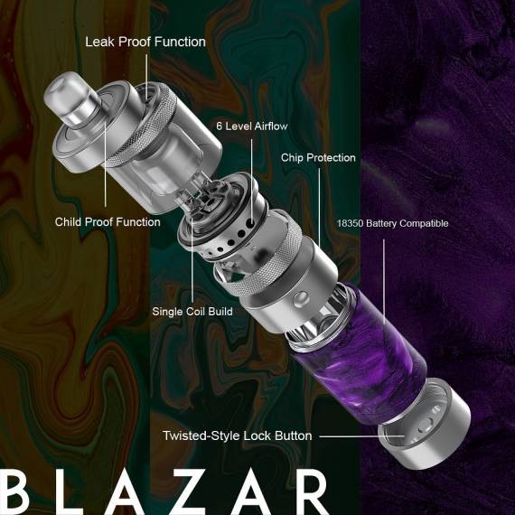 CoilART BLAZAR MTL Kit structure