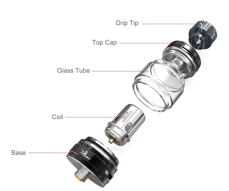 Ehpro Raptor Sub Ohm Tank EXPANDED VIEW