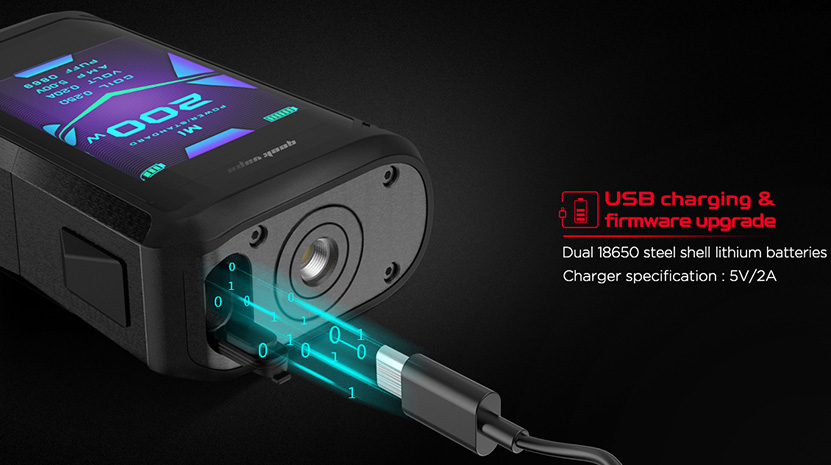 GeekVape Aegis X Mod USB charging & firnware uparade
