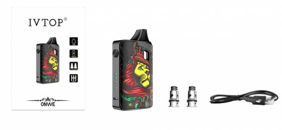 IVTOP Vape Onwe Refillable Pod System Kit package