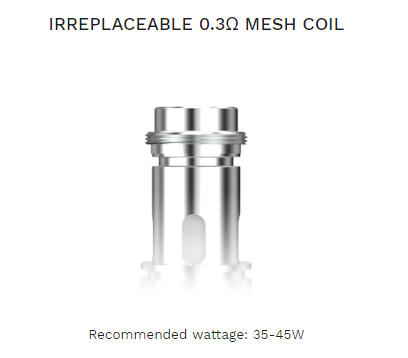 Aspire Cleito Shot Tank Irreplaceable 0.3ohm mesh coil