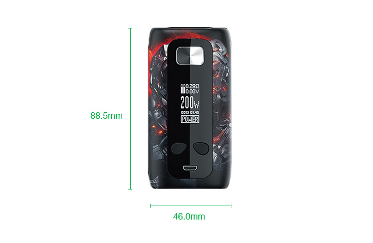 Think Vape Thor TC Box Mod size