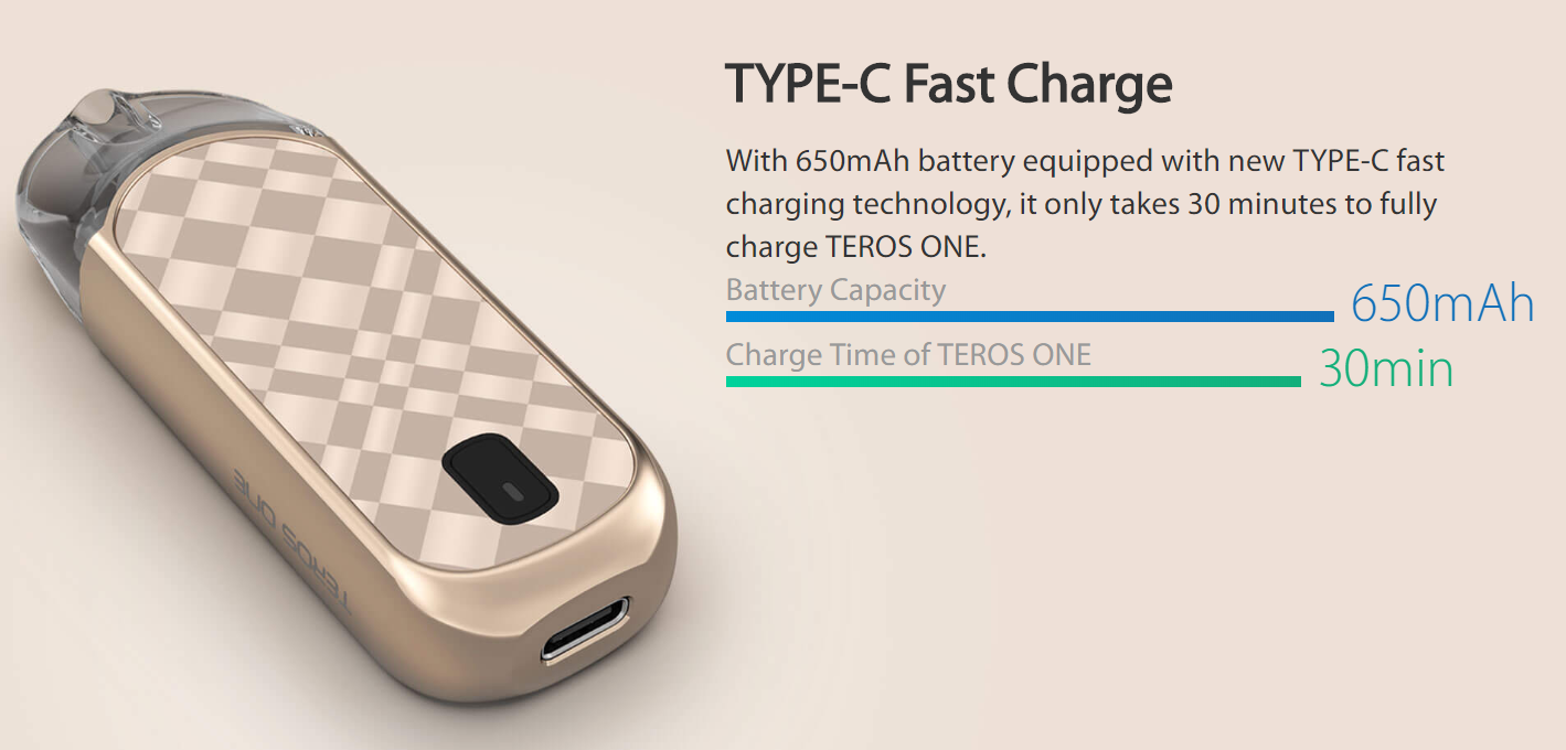 TEROS ONE Type-C Fast Charge