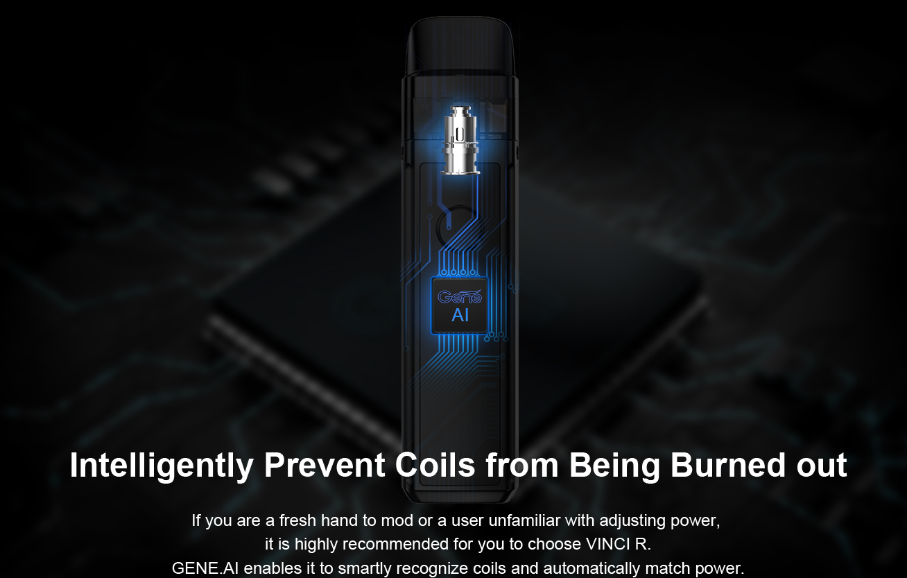 VOOPOO VINCI R Mod Pod Kit Intelligently Prevent Coils from Being Burned out