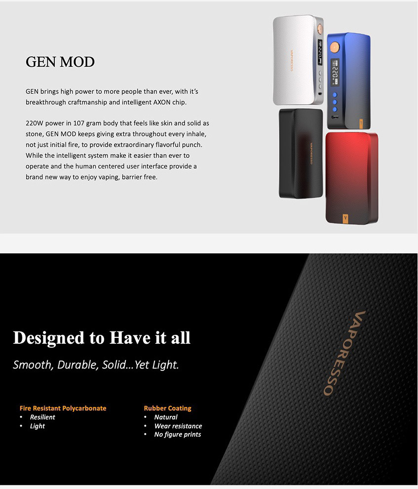 Vaporesso GEN TC Box Mod