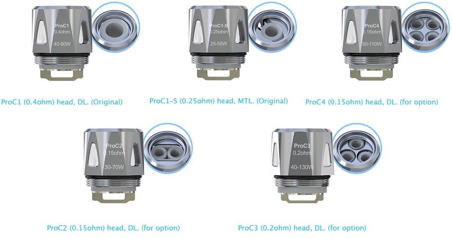 Joyetech ProC series heads